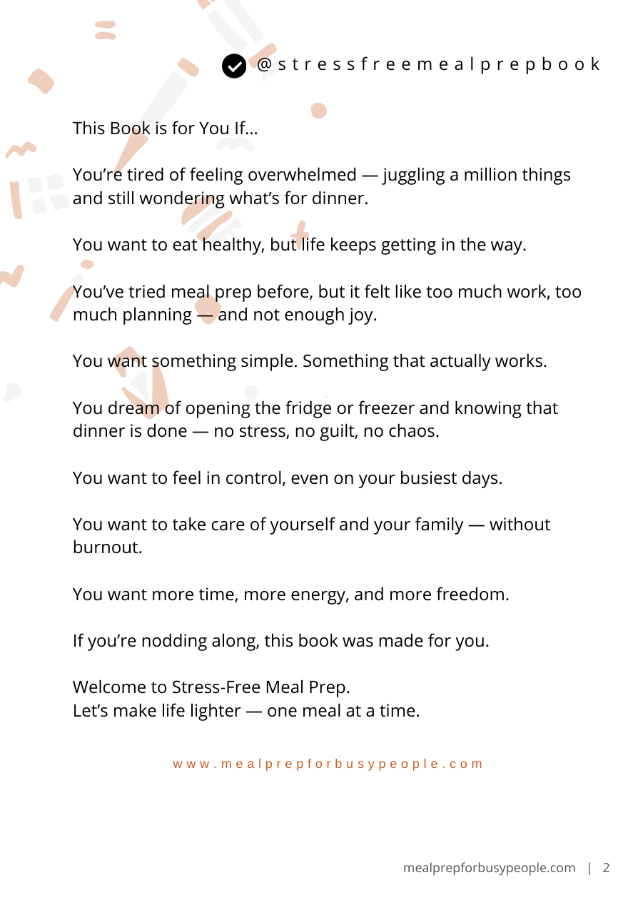 Prepease: Stress-Free Meal Prep for Busy People