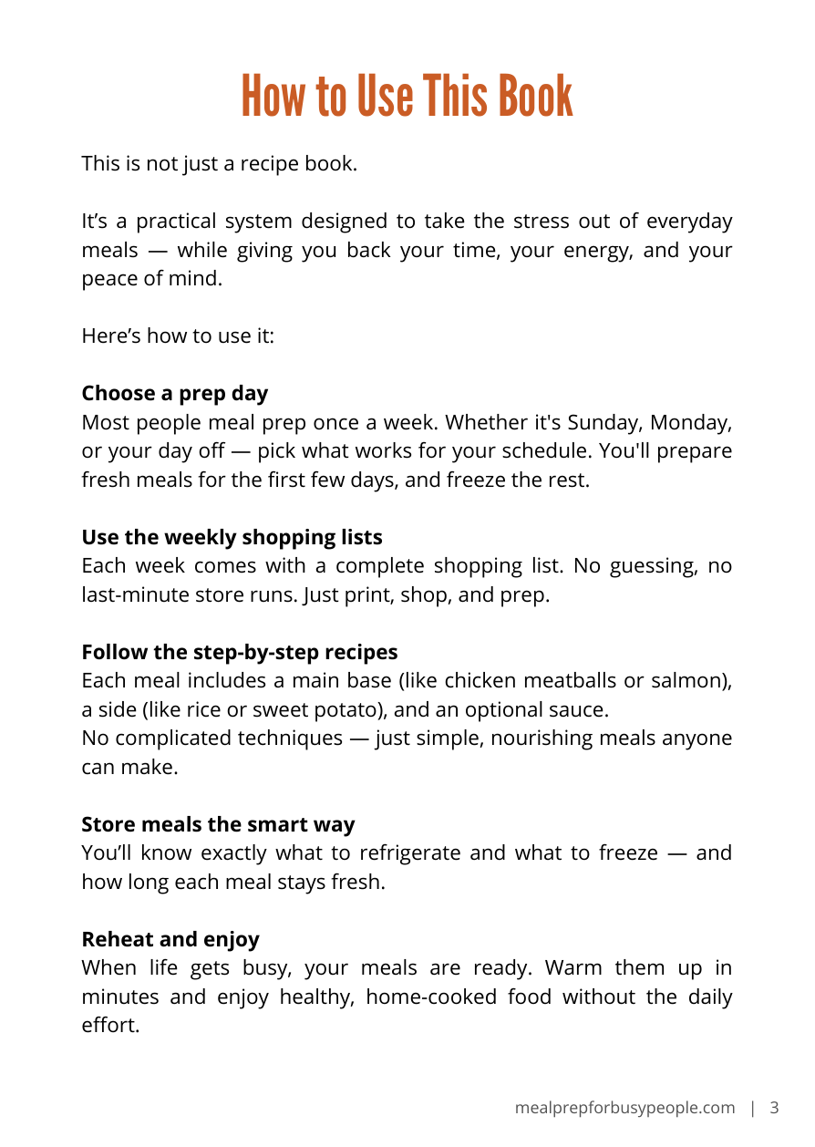 Prepease: Stress-Free Meal Prep for Busy People